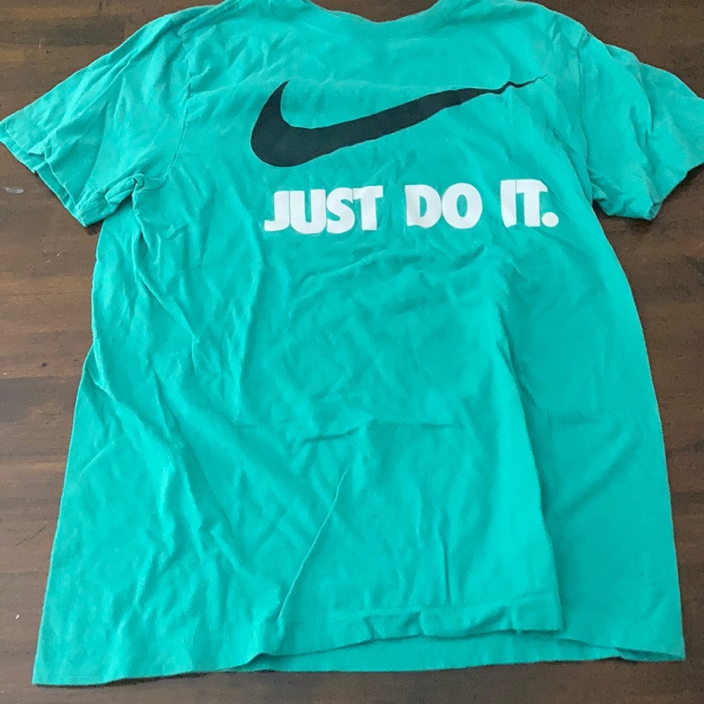 Green just do it t shirt